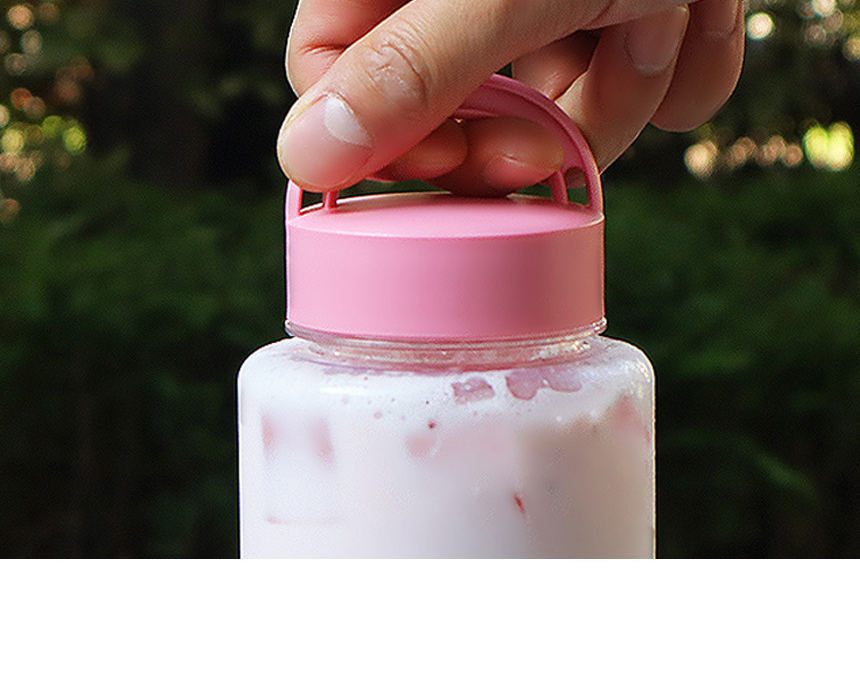 아이스 용기 손잡이캡 보틀 - 600ml 1개 물병 물통 상세 이미지 9